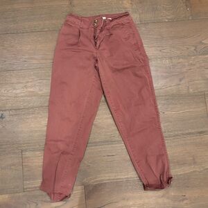 a new day Women’s Maroon Terracotta Pants (Baggy)